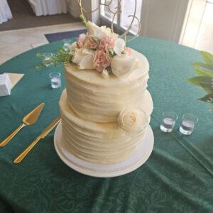 2-tier 8-inch and 10-inch Buttercream Cake